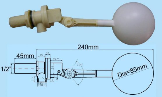 ball valve or float valve